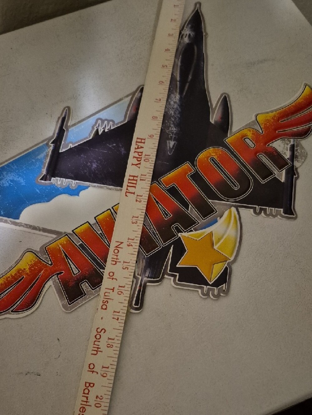 Open Road Brands Vintage Aviation Metal Signs - Yellow, Red, Black, Blue 4 signs - Picture 7 of 9